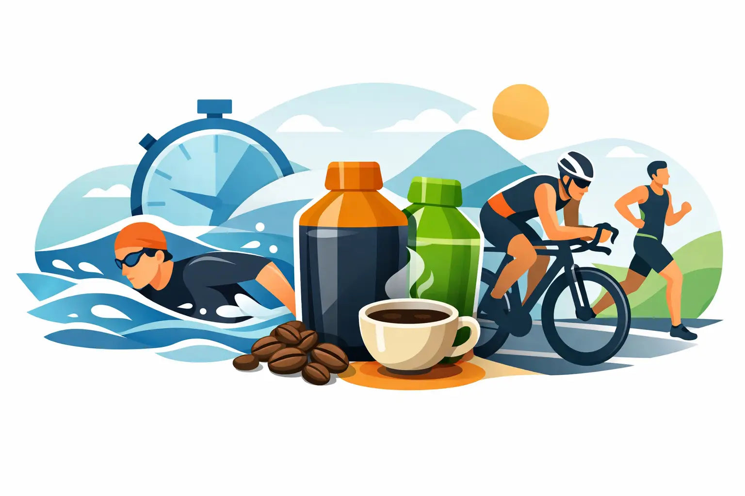 Caffeine Gel for Triathlon: When It Helps