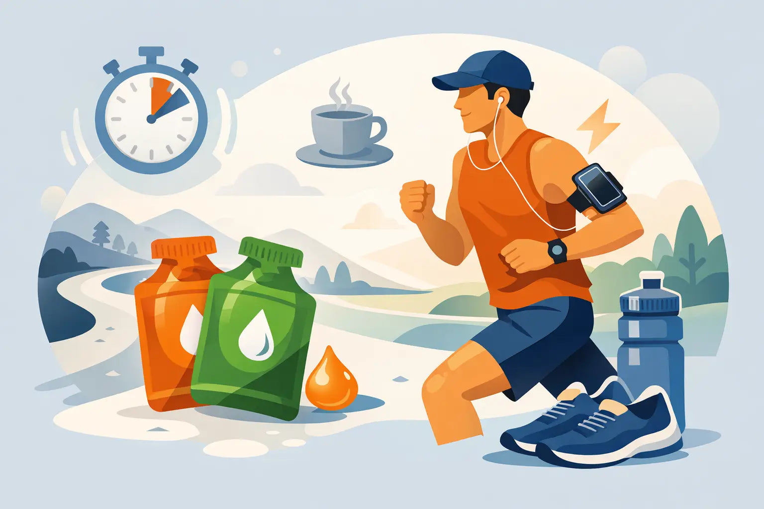 When to Take Caffeine Gel Running